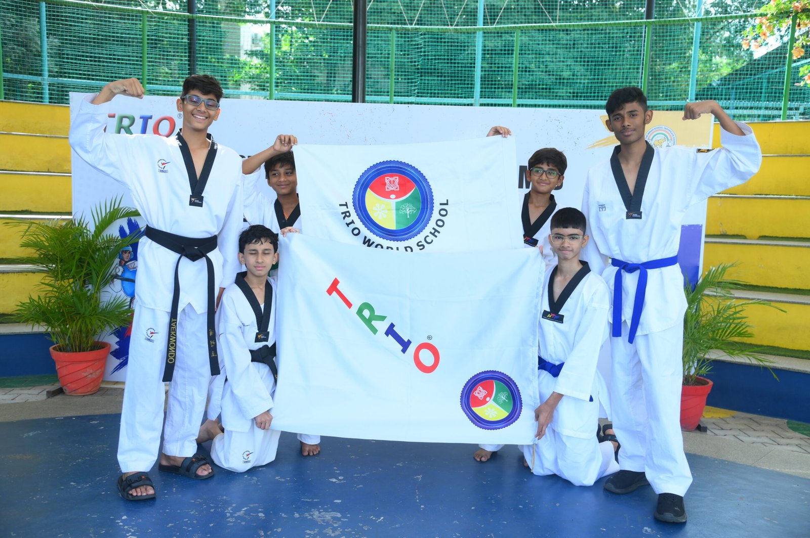 Trio World School Hosts Taekwondo tournament as part of CISCE Games and Sports 2024; 600+ students from more than 85 schools participate in event