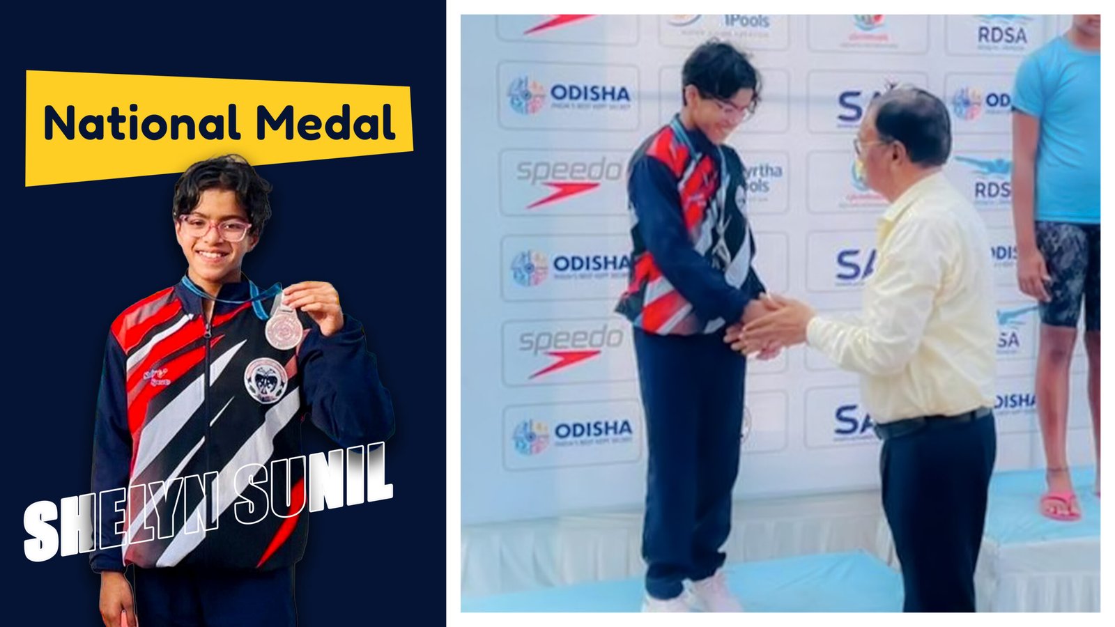 TRIO World School student wins national medal in swimming and excels at CISCE National Championships